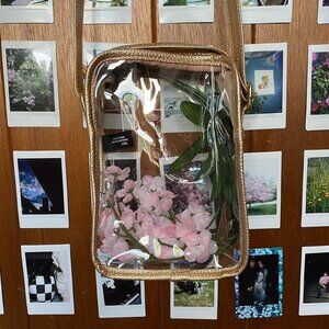 Clear Bronze Shoulder Bag